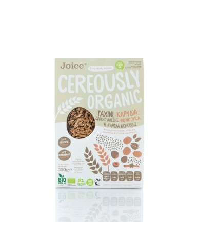 Cereously Healthy Cereals with Whole Grain Tahini, Cinnamon and Hazelnuts “ Joice” 350gr