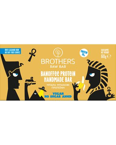 Banoffee Protein Handmade Bar "Brothers Raw Bar" 60gr